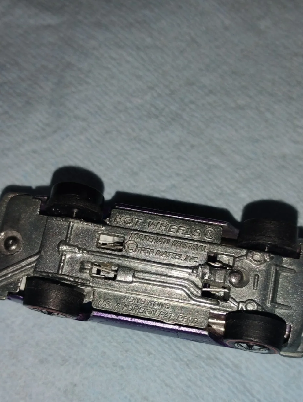 Purple Original Redline Hotwheels Maserati Mistral 1969